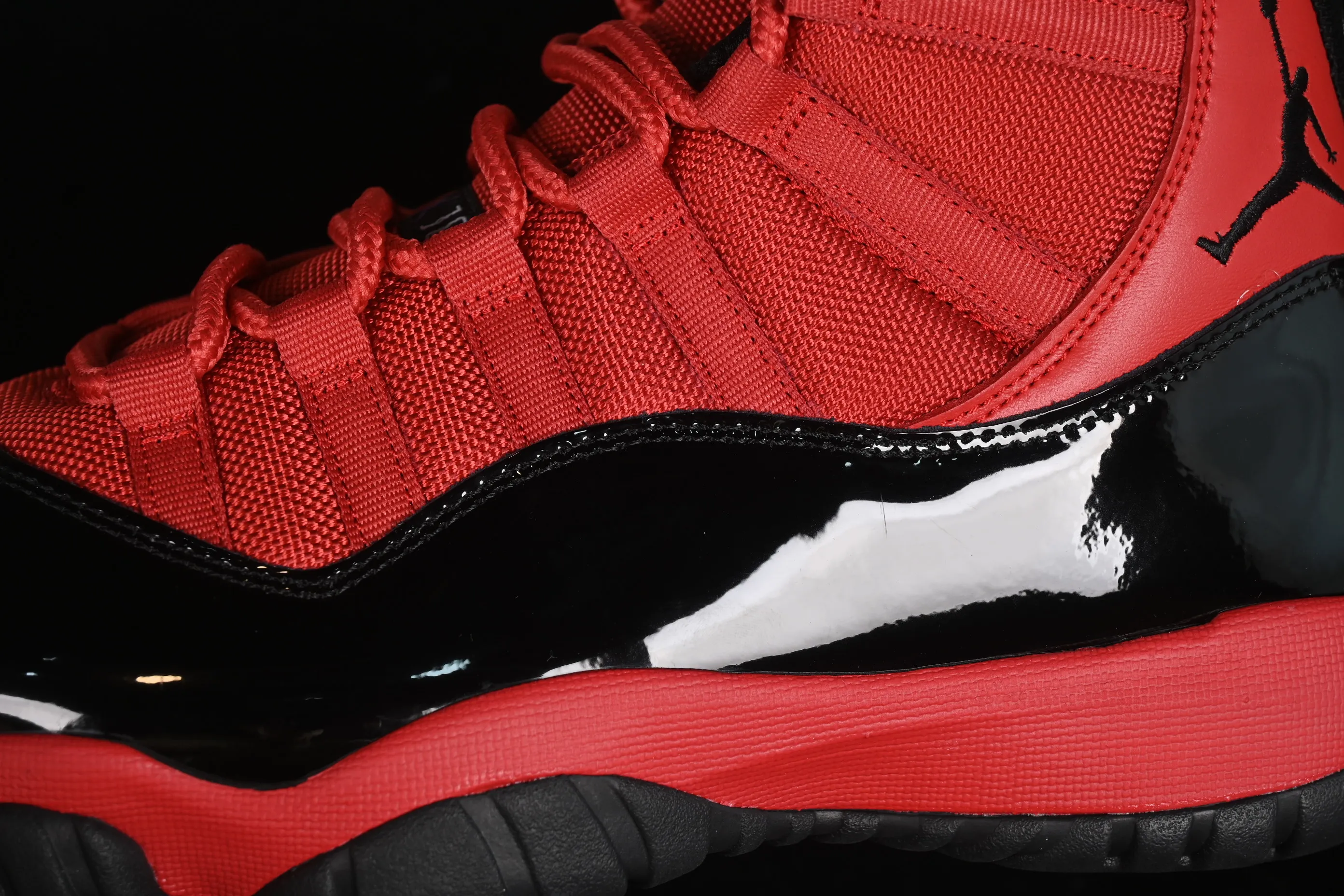 All categories Air Jordan Jordan series basketball shoes Air Jordan 11 Air Jordan 11 Retro AJ11 Joe 11 black and red high-top basketball shoes CT8012-600